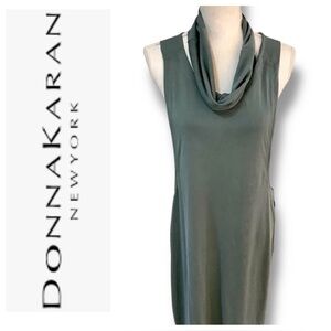 NWT Donna Karan Sleeveless Cowl neck Dress